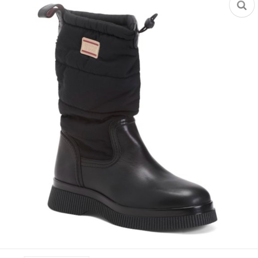 Scotch and Soda Black Quilted Winter Boots NWOT